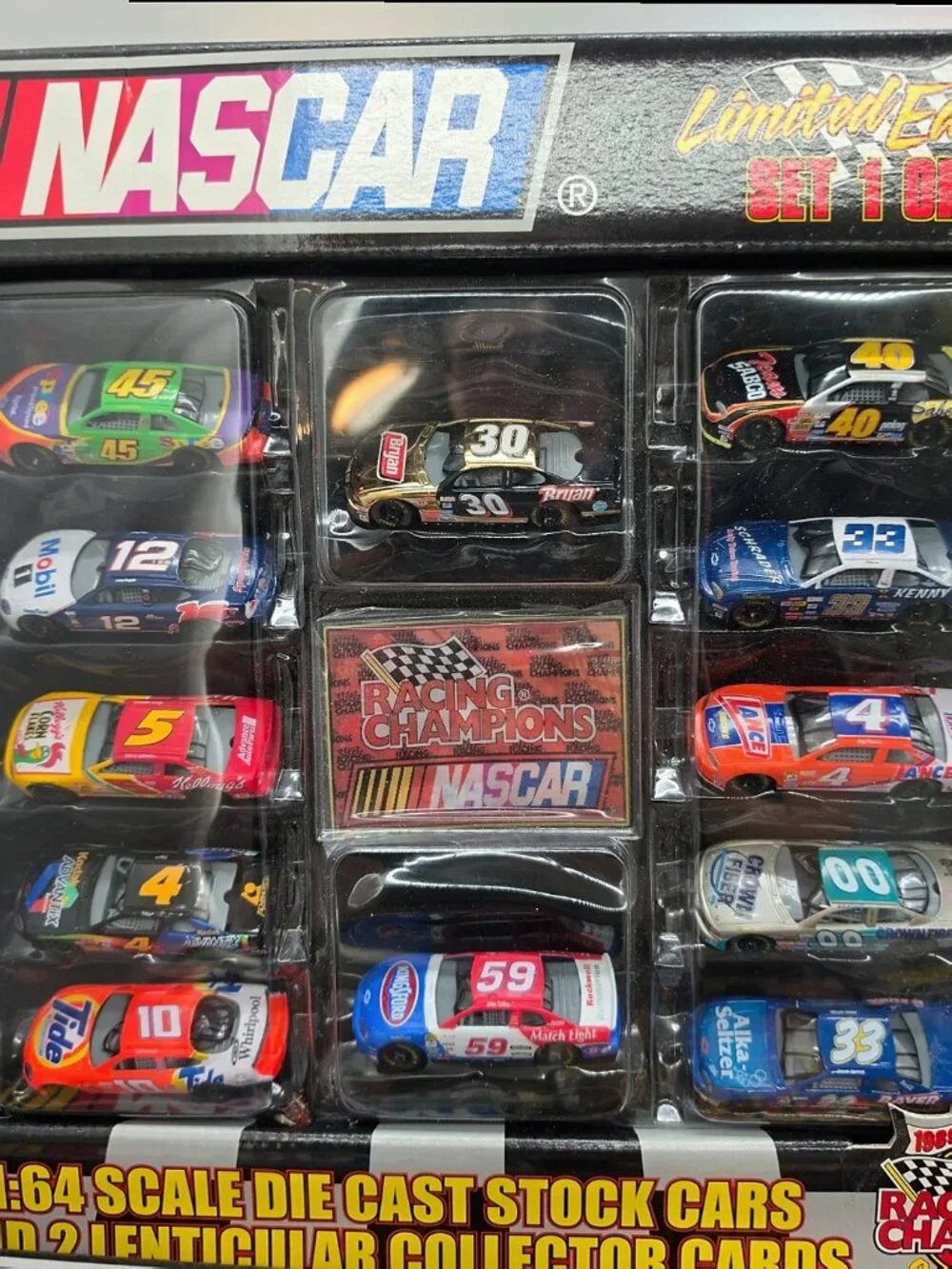Racing Champions NASCAR 10th Anniversary 1:64 Diecast Sets 1-4 Complete 48 Cars